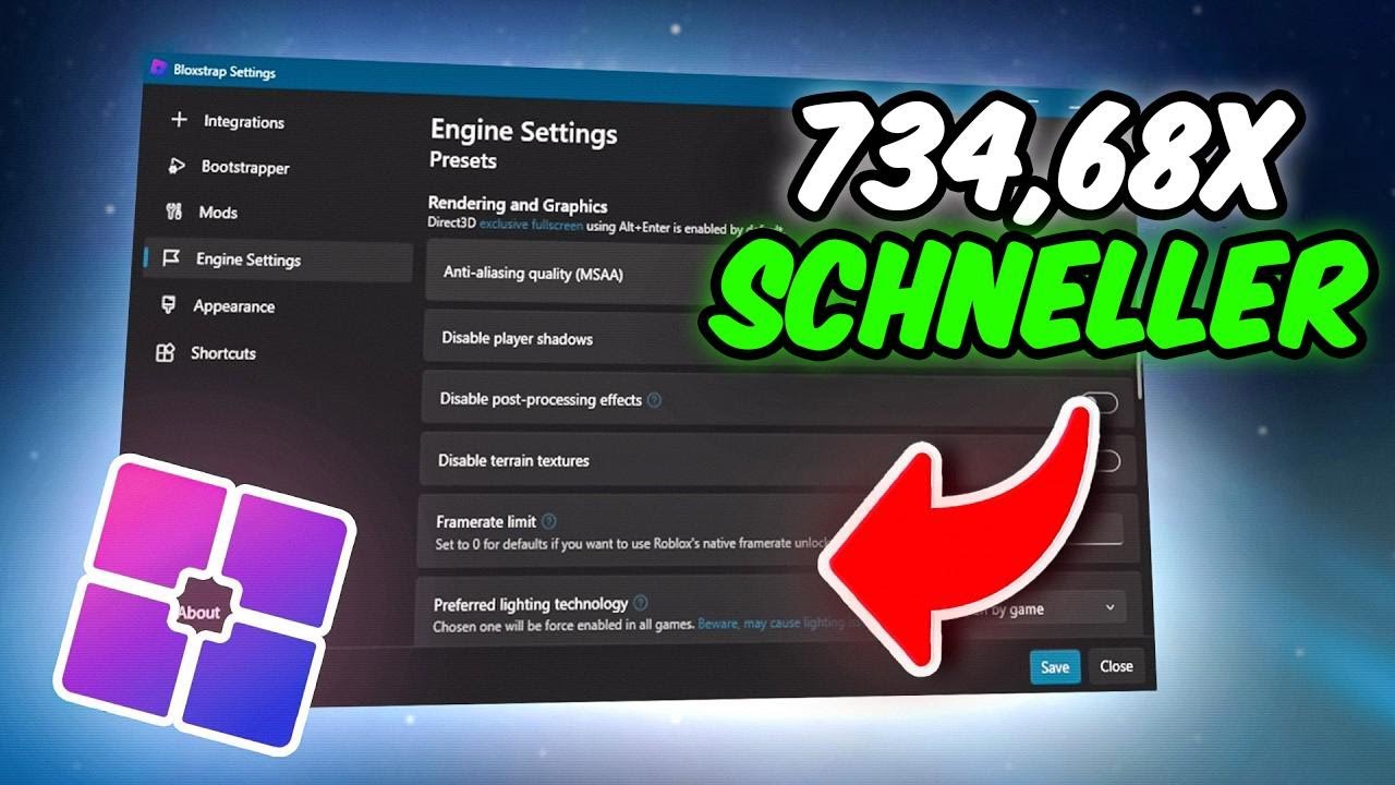 Die besten Bloxstrap-Einstellungen & Fast Flags – Mehr FPS und weniger Ping in Roblox!