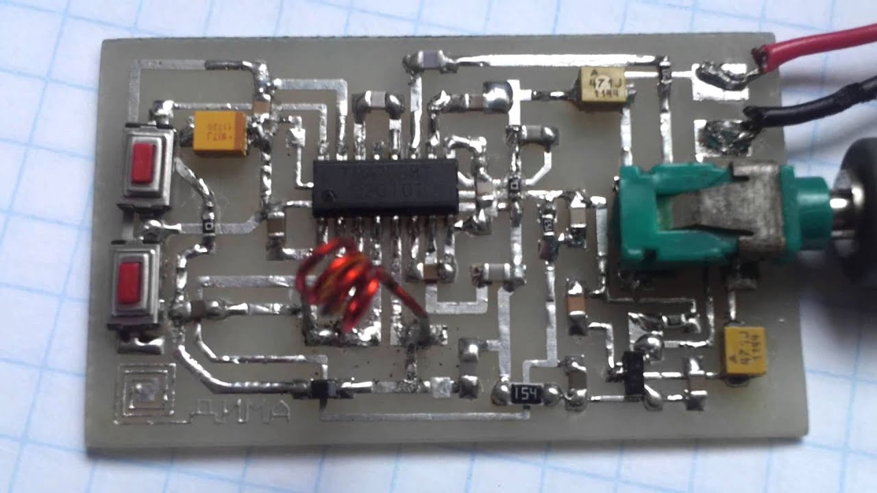 фм радиоприемник на смд деталях . FM radio on the SMD parts.