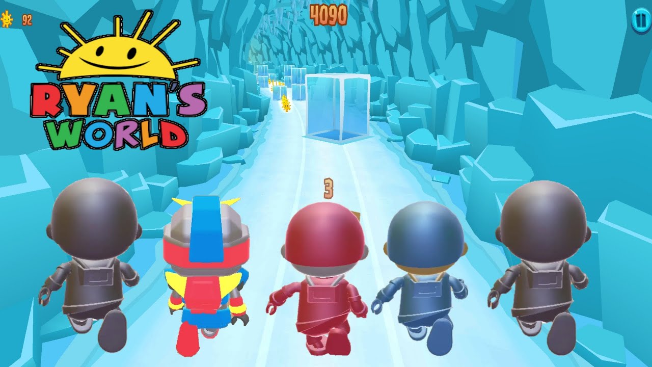 Tag with Ryan REVERSE MODE | Cobalt Robo vs Infrared Robo vs Mecha Robo vs Robo | U-PLAY