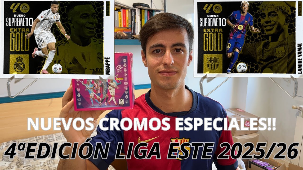 NUEVOS CROMOS ESPECIALES en CUARTA EDICI&Oacute;N LIGA ESTE 2025/26!!