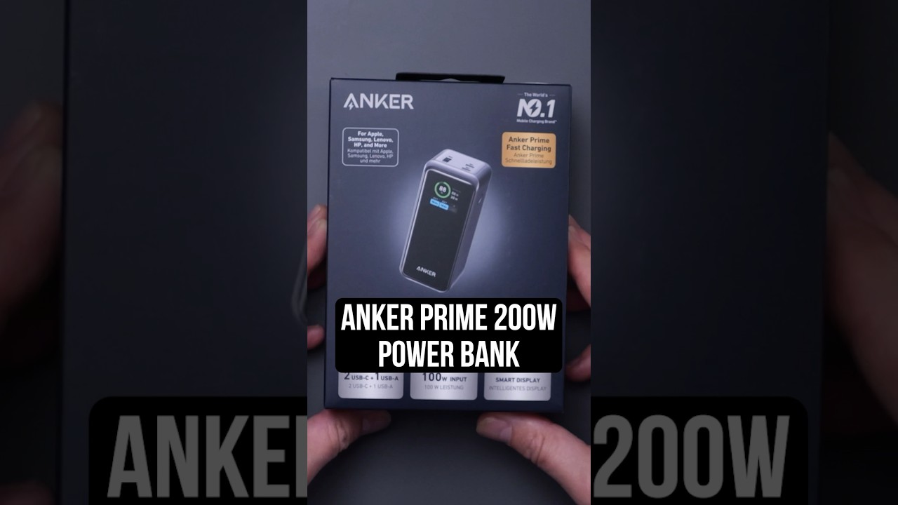 Unboxing Anker Prime 200W Power Bank