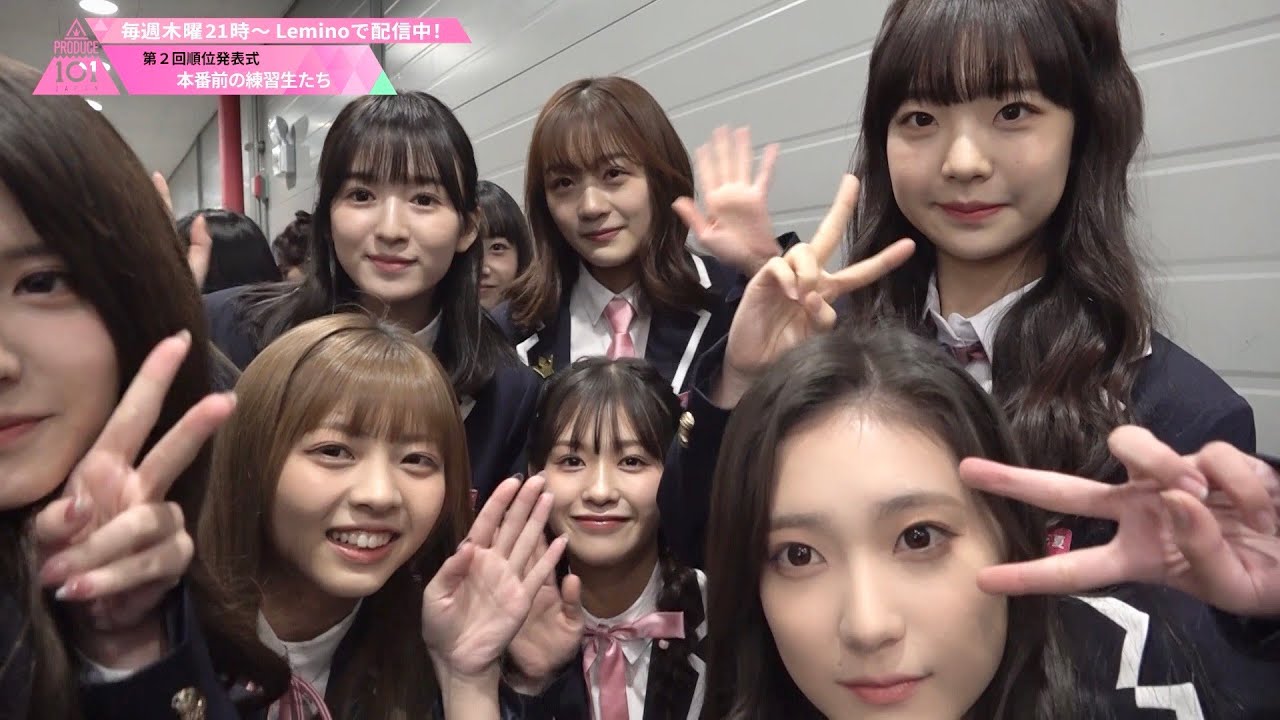 #8 BEHIND┊✧ 練習生カメラ 😉📽️ 第2回順位発表式 本番前の練習生たち ✧┊[PRODUCE 101 JAPAN THE GIRLS]
