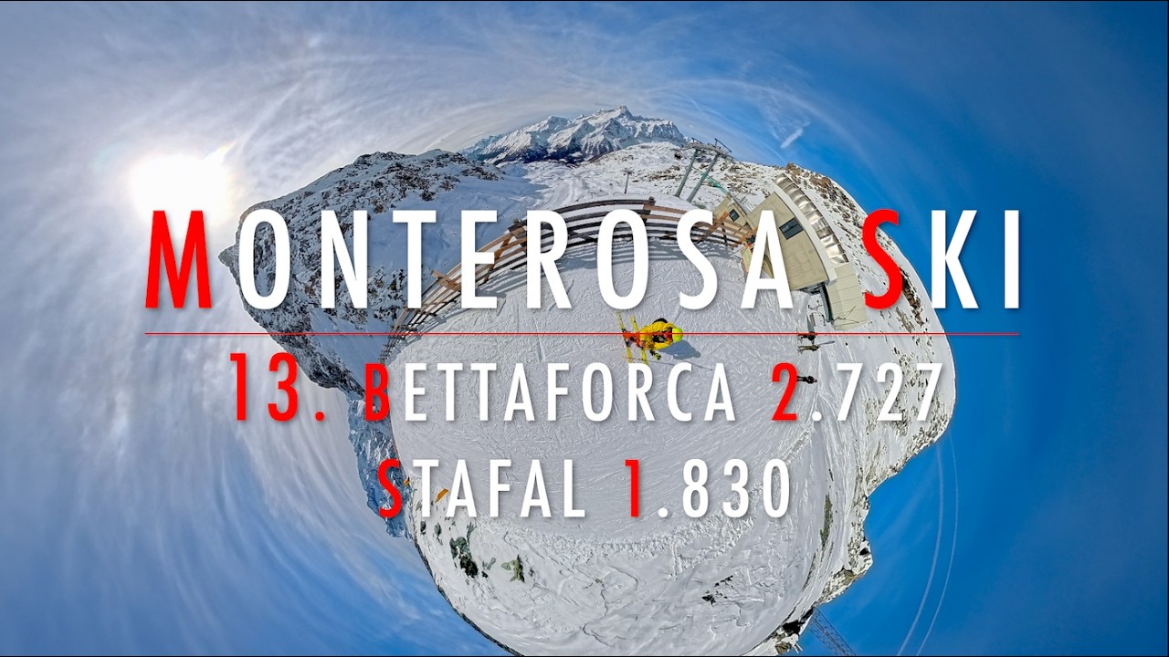 4K 🔴 MONTEROSA SKI 🔴 13. Colle Bettaforca - Stafal 🔴 Day 5 🔴 Insta360 Ace Pro 2 e X5 🔴 13.2.2026