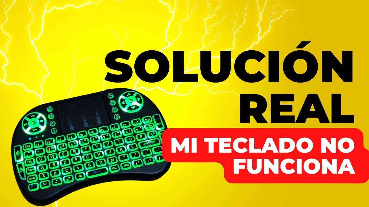 Mi Teclado inal&aacute;mbrico no funciona SOLUCI&Oacute;N