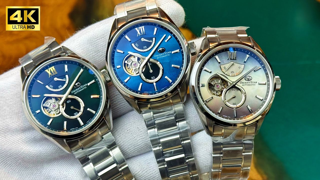 [ Review 4K ] Bộ 3 Orient Star RE-BY0004A00B / RE-BY0005A00B / RE-BY0009A00B | Quang Lâm