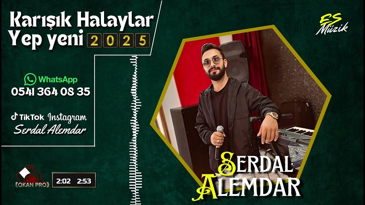 Es M&uuml;zik - Karma K&uuml;rt&ccedil;e Halaylar 2025  Okan Pro &copy;️