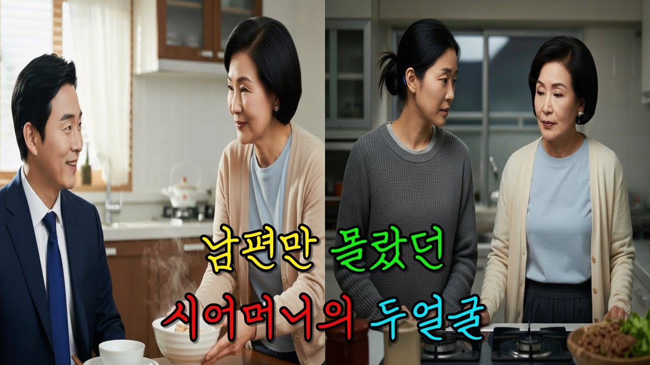 남편만 몰랐던 시어머니의 두얼굴