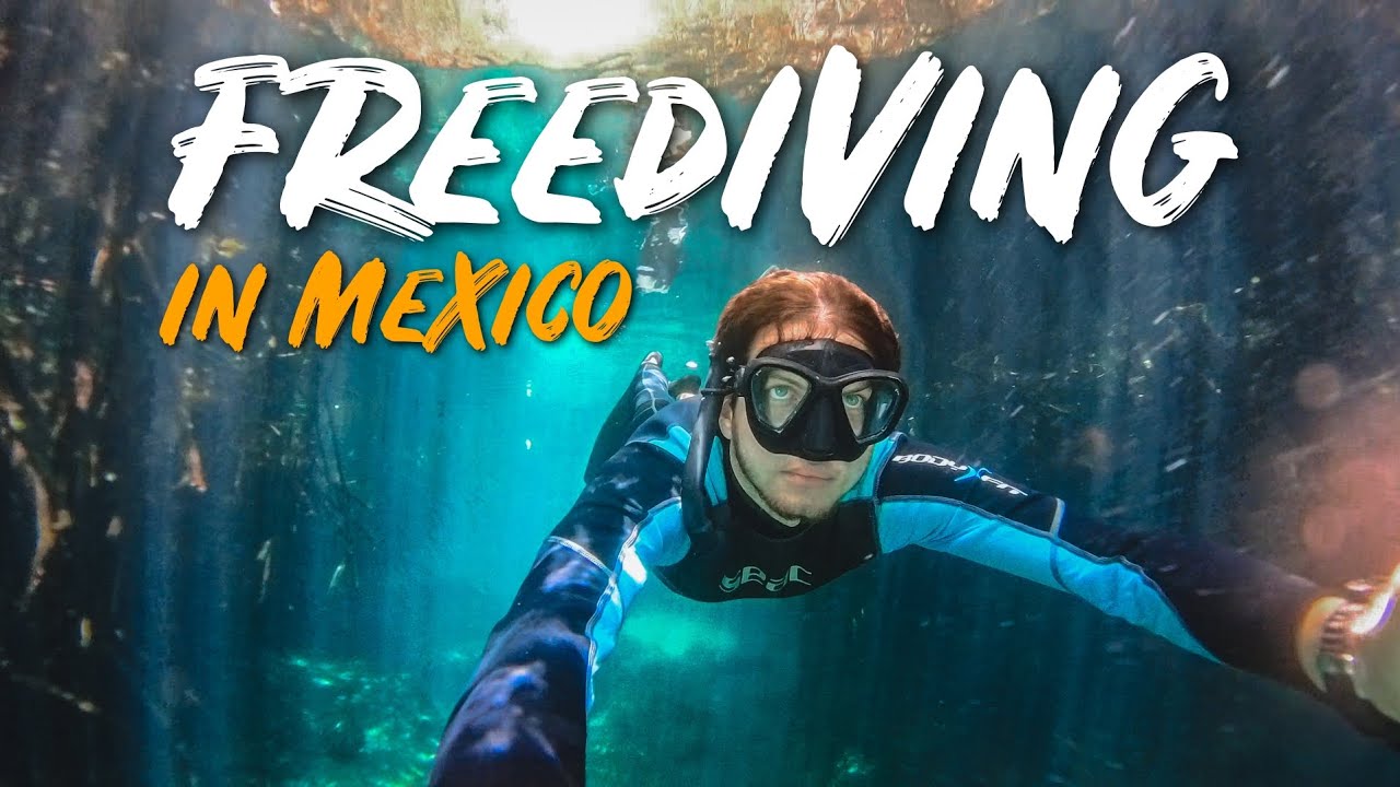 Freediving in Tulum, M&eacute;xico 🇲🇽