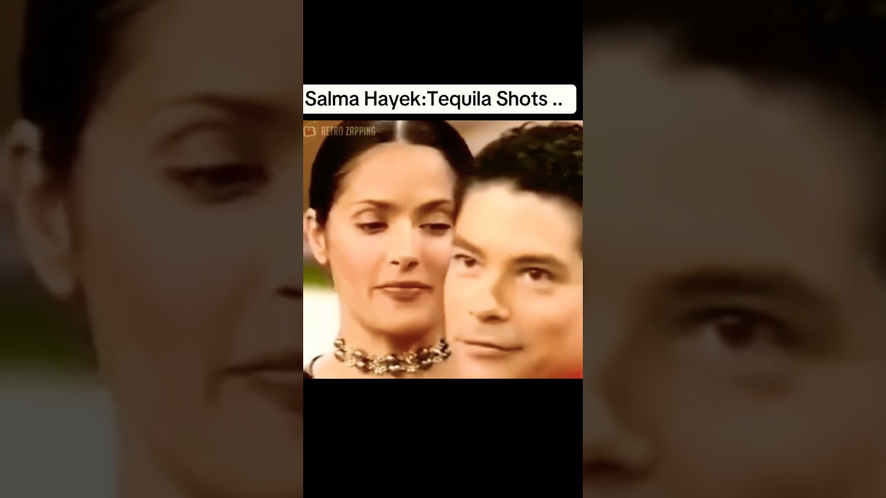 Lessons for the girls: How to get right with tequila shot with Salma Hayek