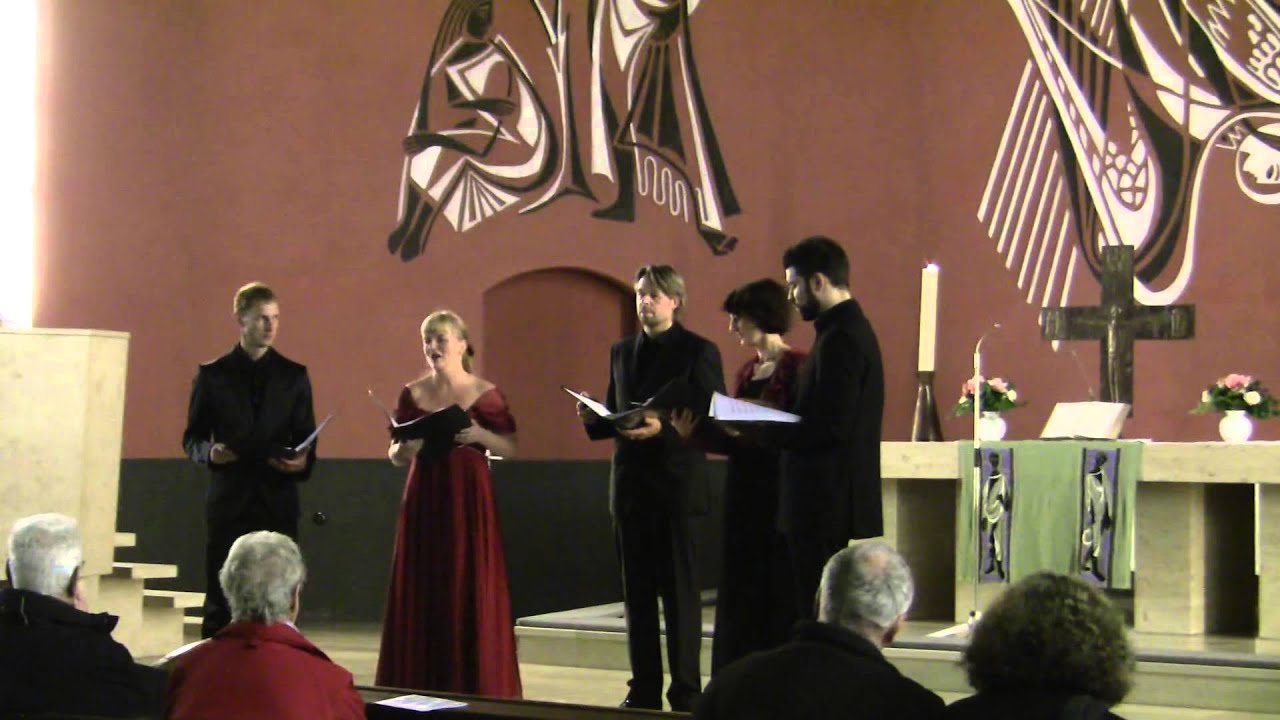 Norwegian a capella vocal group:Enfem:Eg veit i himmerik ei borg