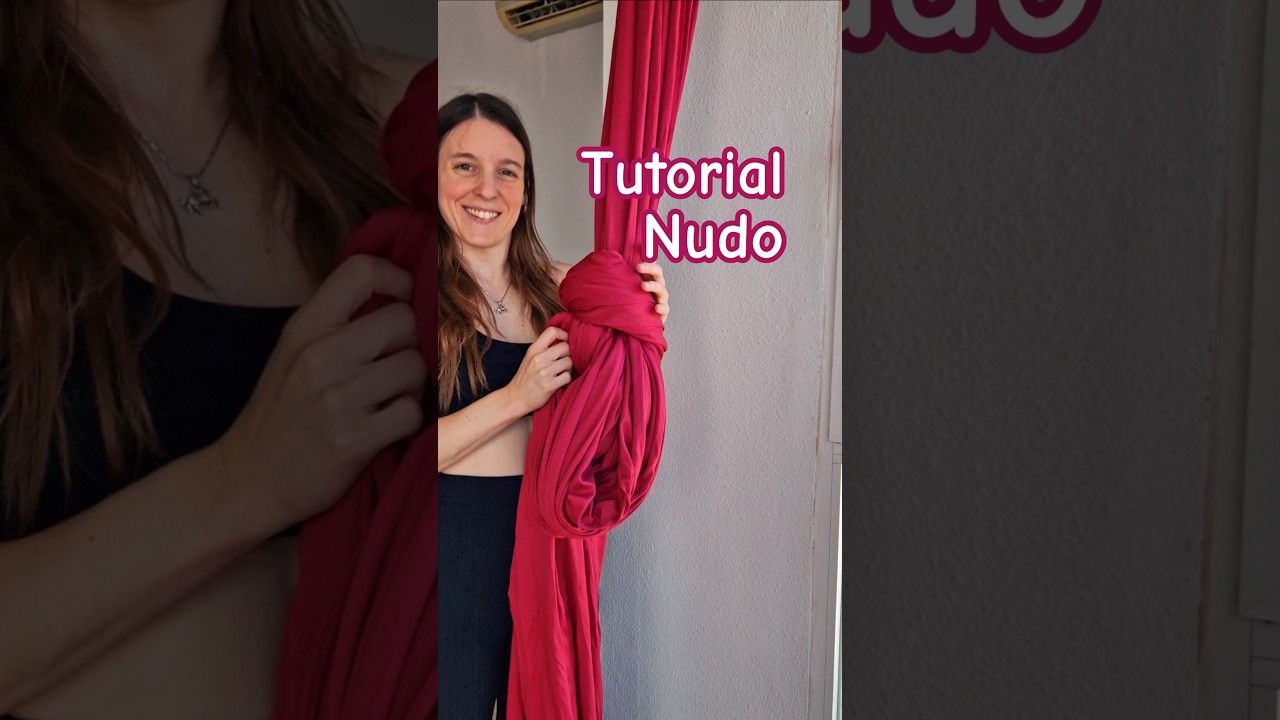 Tutorial: c&oacute;mo hacer el nudo | Telas a&eacute;reas principiantes #danzaaerea #knot #aerialsilks