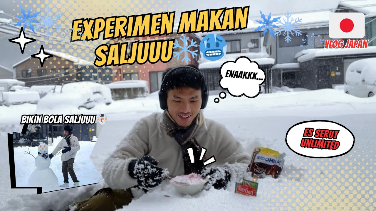 Cobain Makan Salju || Winter in Japan 🇯🇵
