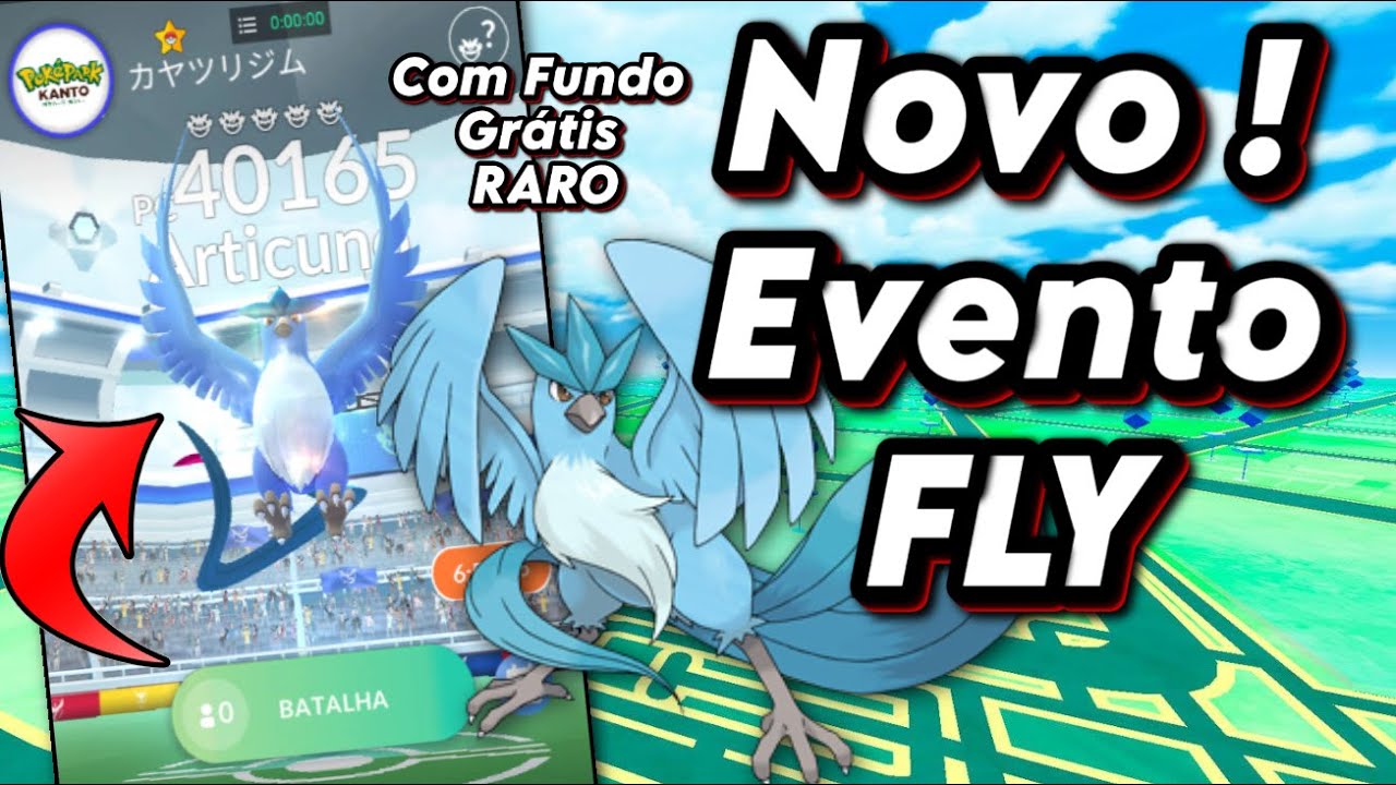 NOVO EVENTO FLY ! ARTICUNO COM FUNDO ESPECIAL GR&Aacute;TIS No POKEMON GO FAKEGPS TELEPORT SEM BAN