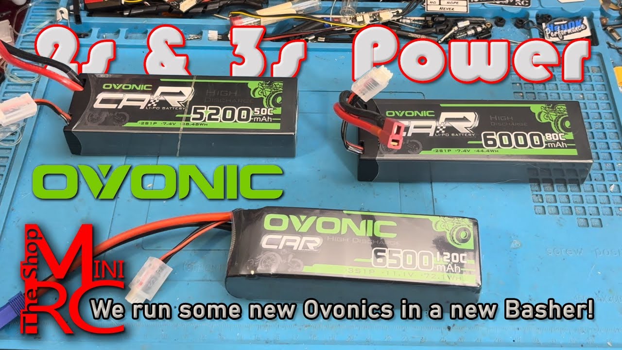 Ovonic LiPo Batteries Tested! 2S 5200mAh, 2S 6000mAh, & 3S 6500mAh 🔋