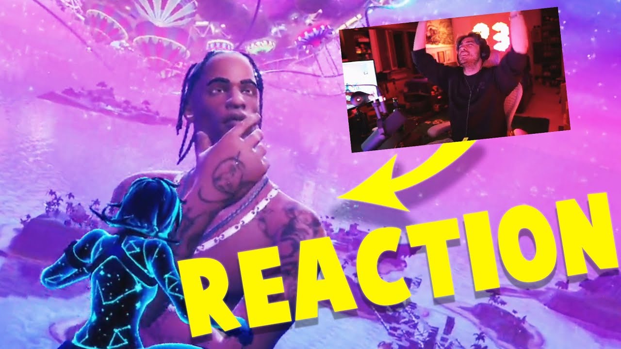 REACTION all'evento di TRAVIS SCOTT su FORTNITE!