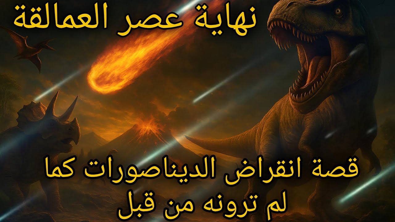نهاية عصر الديناصورات 🦏😱