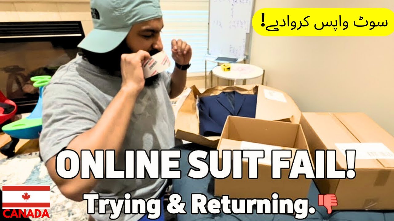 Trying My Online Suits in Canada 🇨🇦 | British Pakistani Family, Expectations vs Reality! 5 Nov 2025