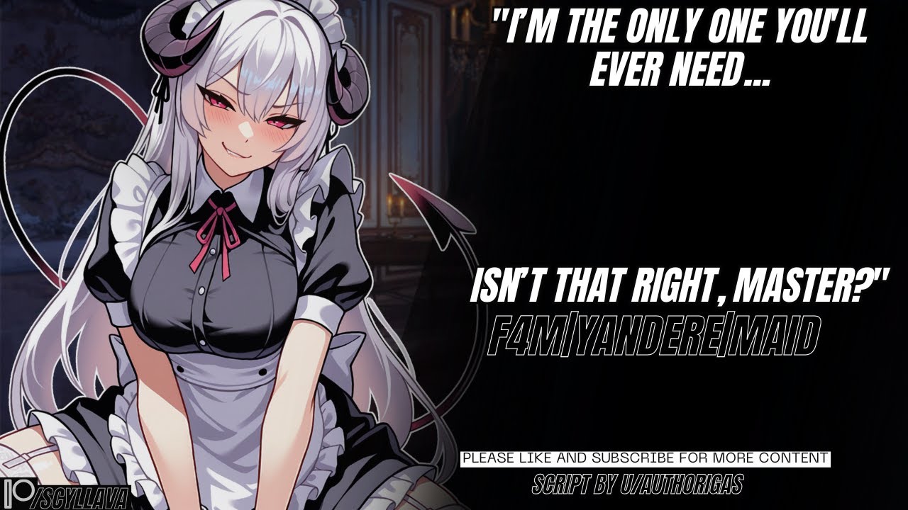 [F4M] Your Yandere Demon Maid Craves You [Needy] [Possessive] [Toxic] [Manipulative]