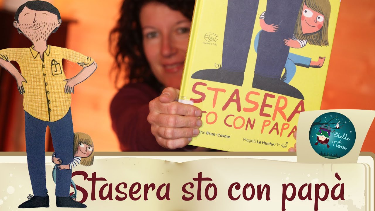 Stasera sto con papà:👨‍👧Libro per la festa del papà