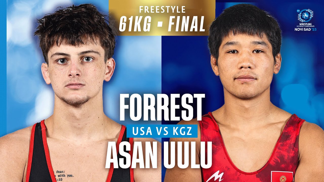 Omurbek ASAN UULU (KGZ) vs. Jaxen FORREST (USA) | U23 WORLD CHAMPIONSHIPS | Gold Medal | FS 61Kg