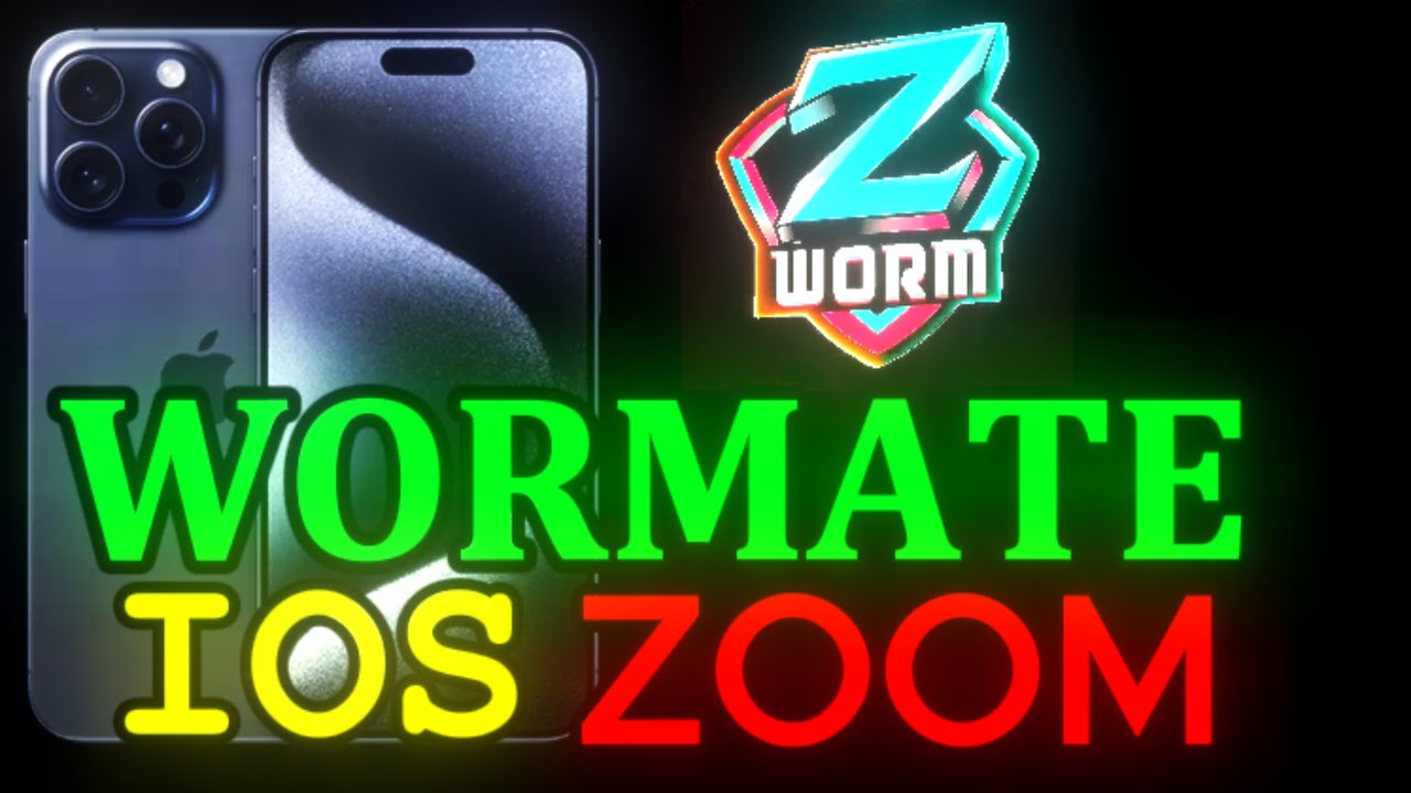 Z WORM CONNECT ON IOS⚡IPHONE | EXTENSION FREE ZOOM 😍 | WORMATE