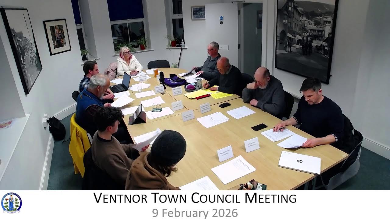 Ventnor Town Council Meeting 9 February 2026