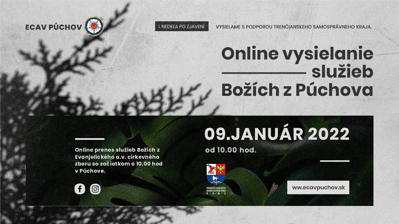 Služby Božie | I. nedeľa po Zjavení