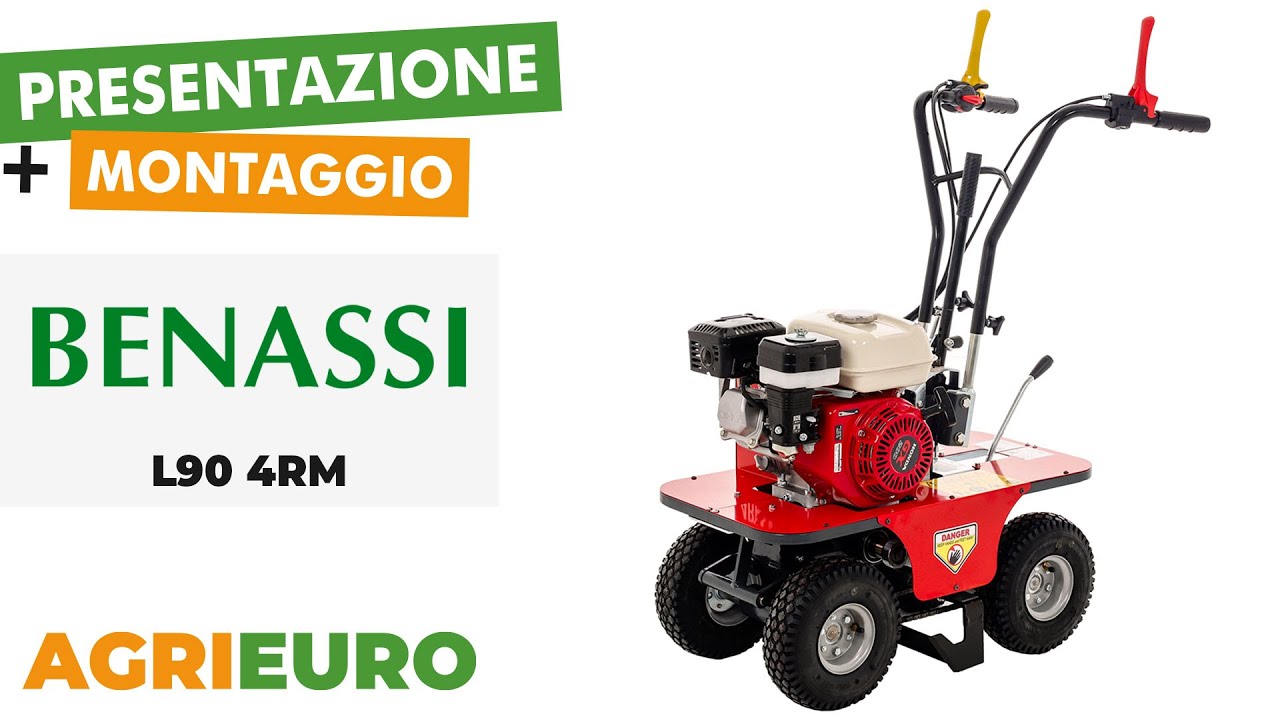 Benassi L390 4RM - Tagliazolle a benzina trazionato 4x4 - Presentazione e Montaggio