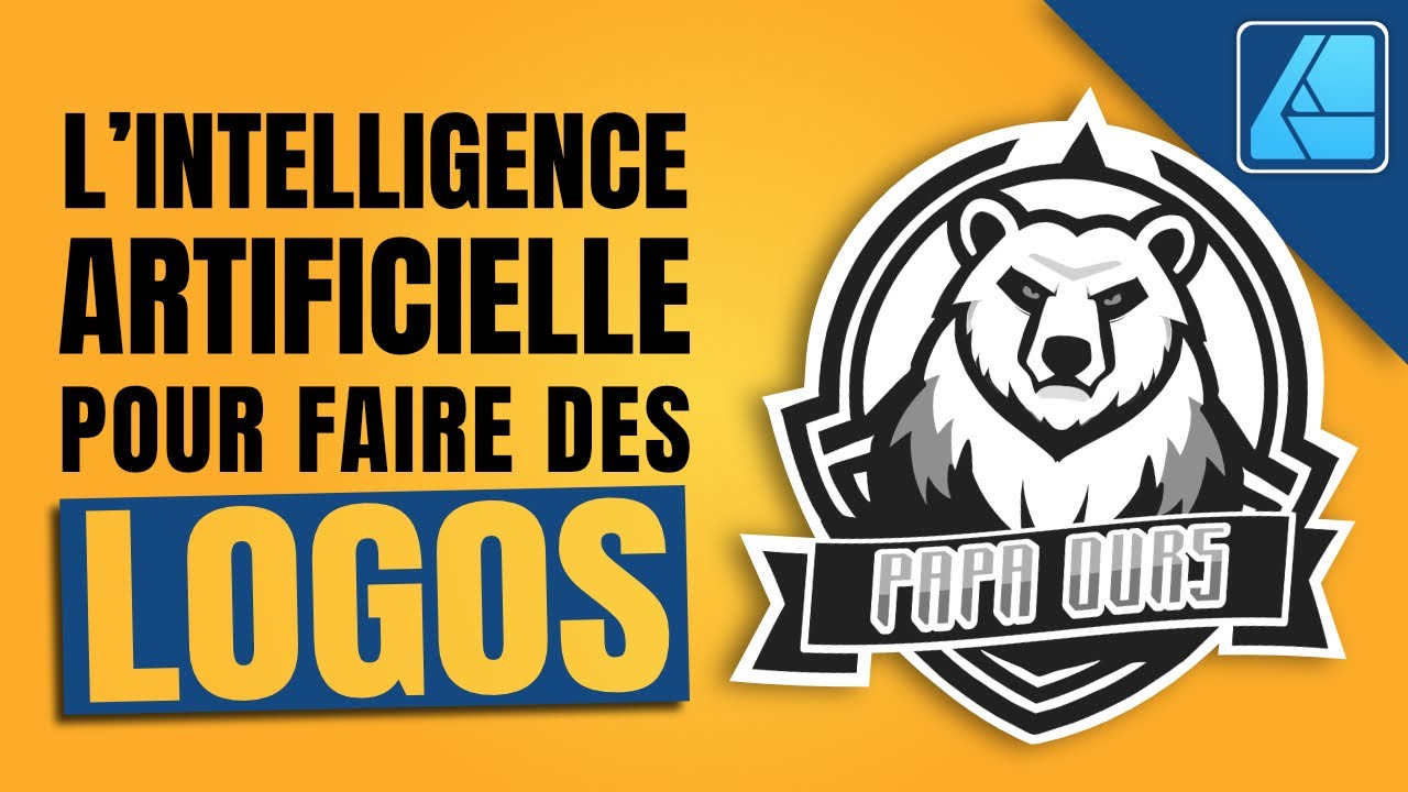 Affinity Designer | J'utilise le MIDJOURNEY DU PAUVRE pour faire un LOGO !