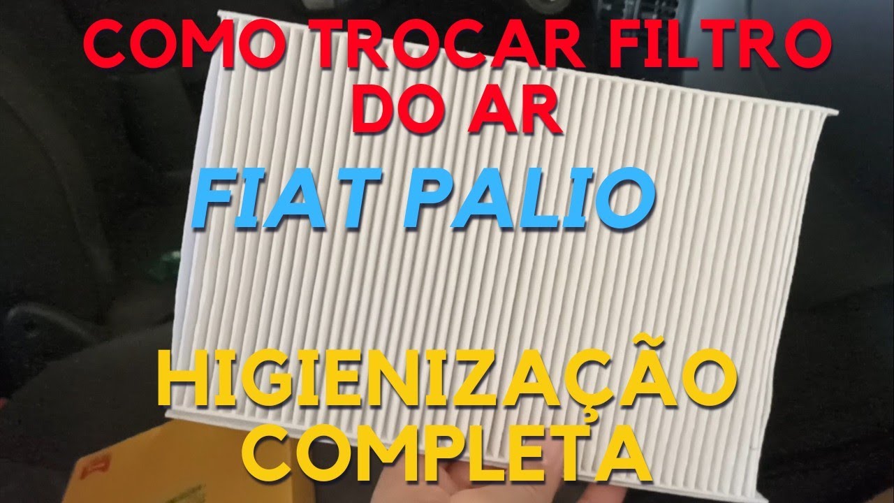 Trocar filtro ar condicionado (do jeito certo) e higienizar -  Fiat Palio