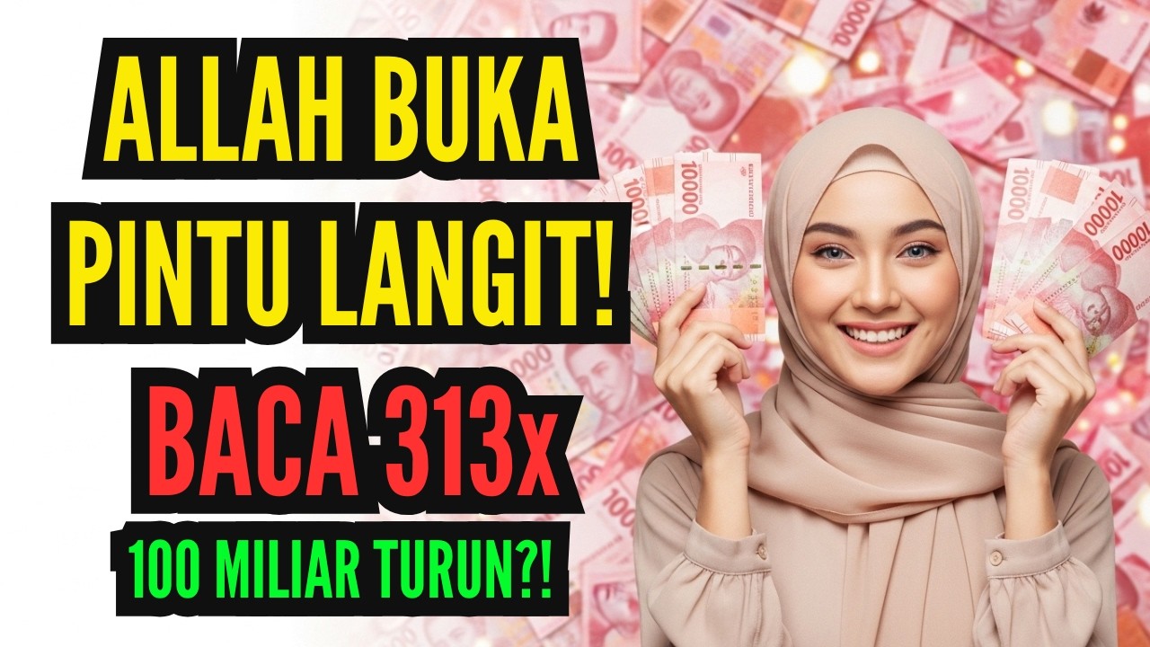 ALLAH BUKA PINTU LANGIT! Baca Ayat Ini 313x Setelah Tahajud, Rezeki Turun Begitu Deras!