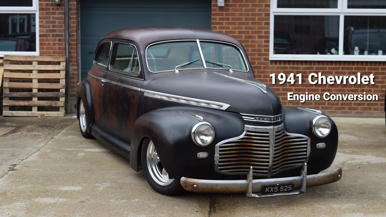 Chevrolet Hot Rod 1941 года с современным двигателем V8!!