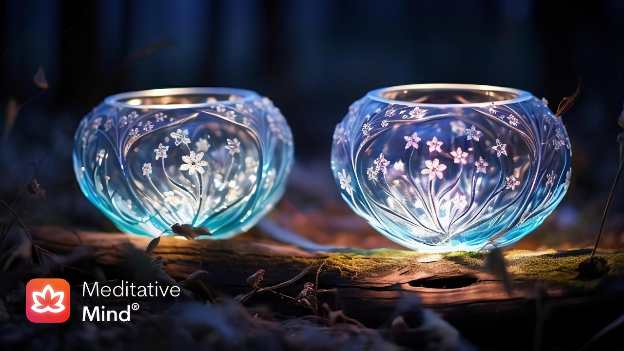 CRYSTAL BOWLS To Open 3rd Eye + Heart Chakra