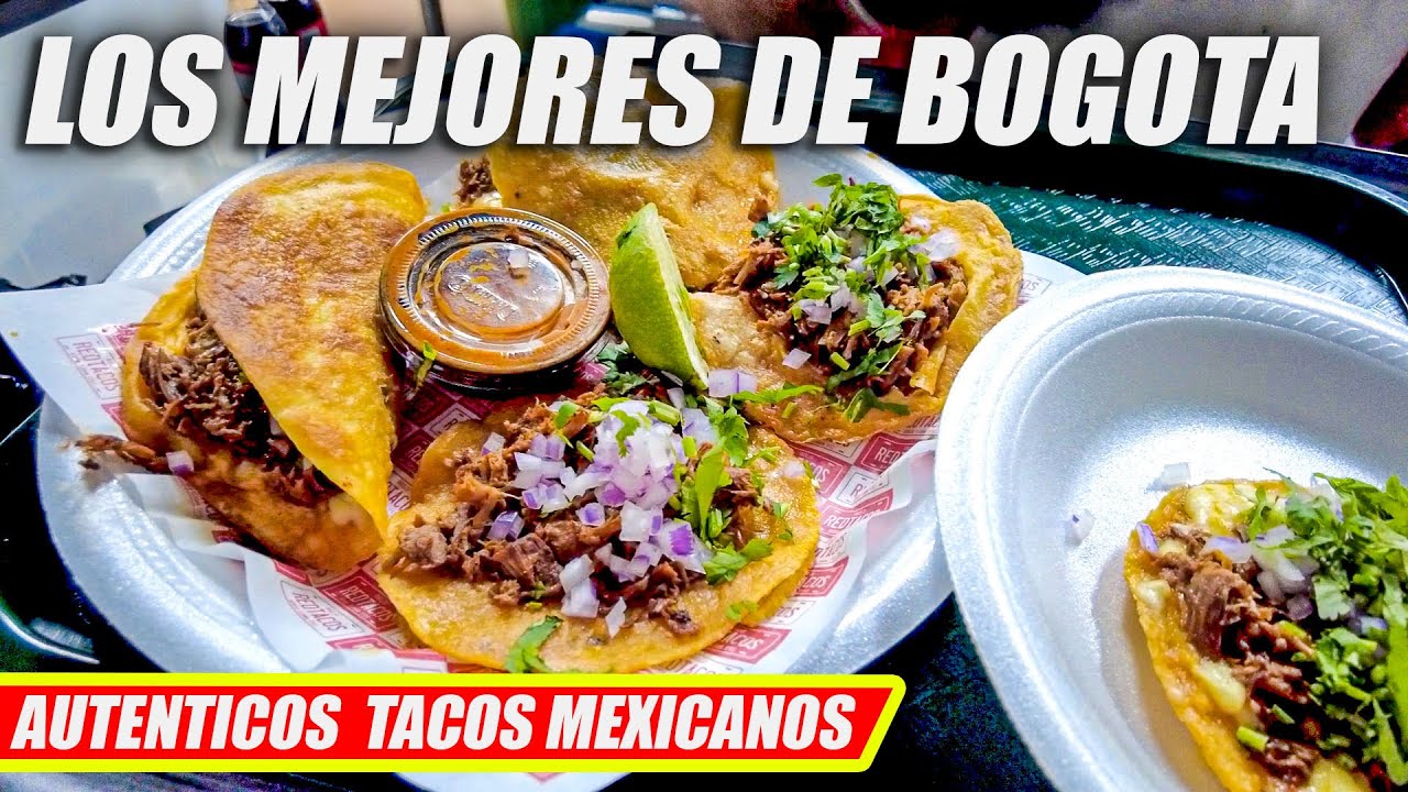 🌮 los MEJORES TACOS de BOGOTA 🌮 Auténticos TACOS Mexicanos de BIRRIA