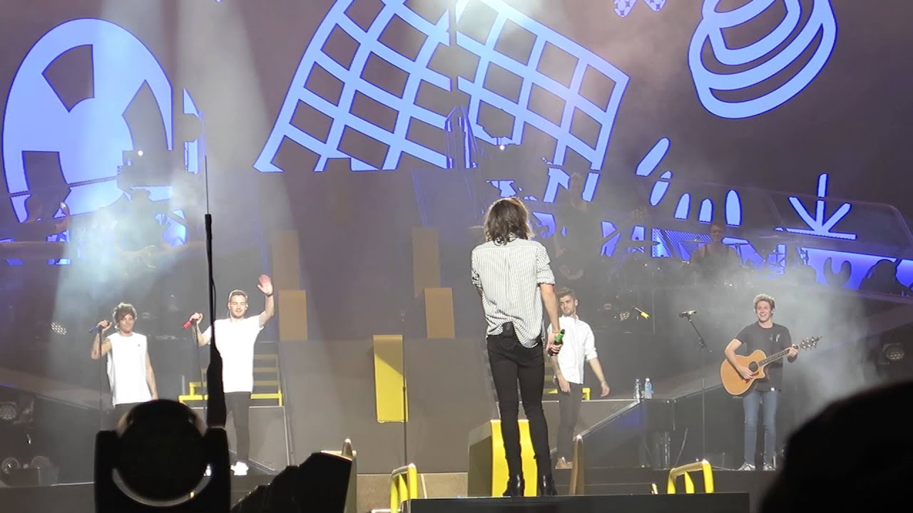 One Direction OTRATourJapan 2015.2.27 Little things_Harry calls Louis