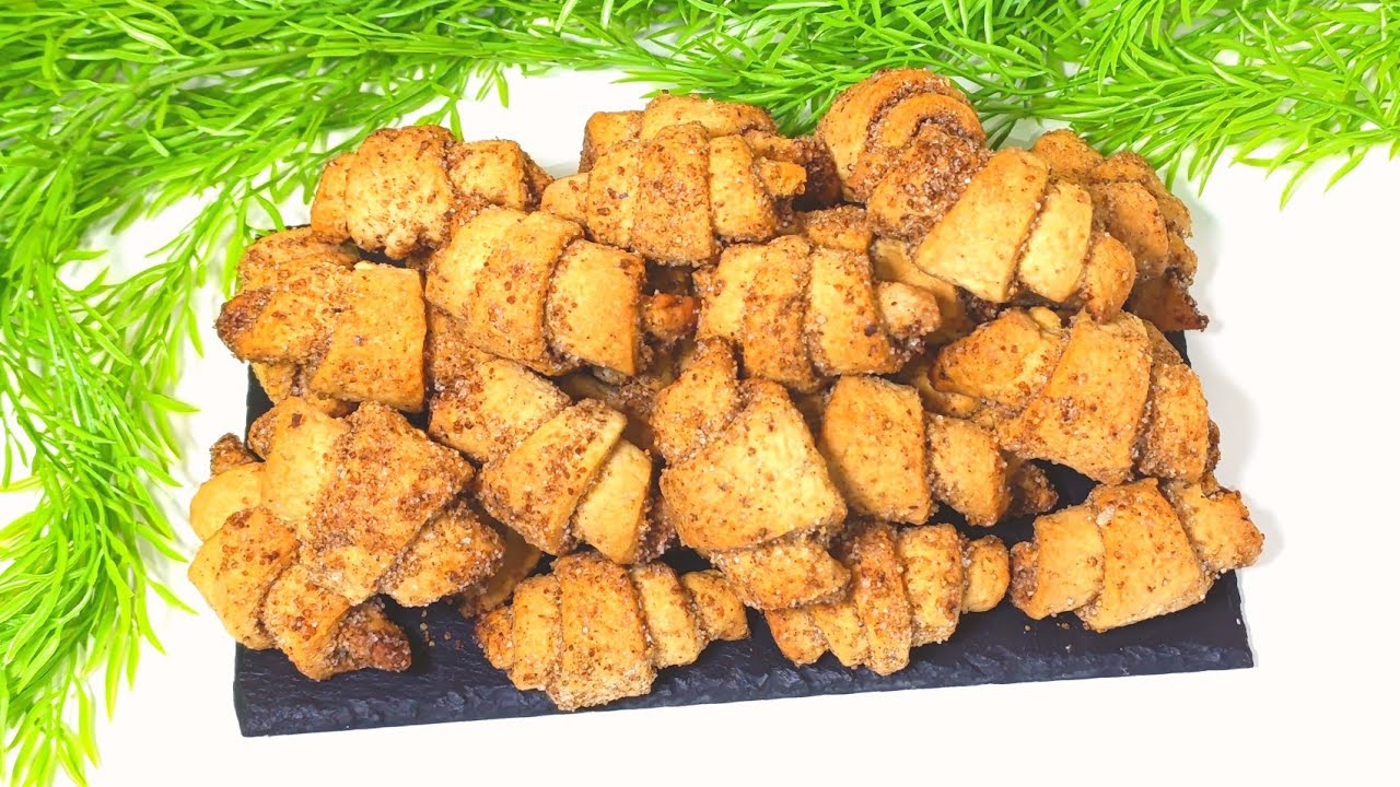 ГОТОВЬТЕ СРАЗУ ПОБОЛЬШЕ! САМЫЕ ВКУСНЫЕ  рогалики к чаю!