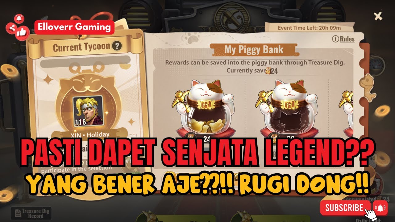 METAL SLUG AWAKENING BAGI BAGI SENJATA LEGEND DI EVENT GALI HARTA CELENGAN SAYA