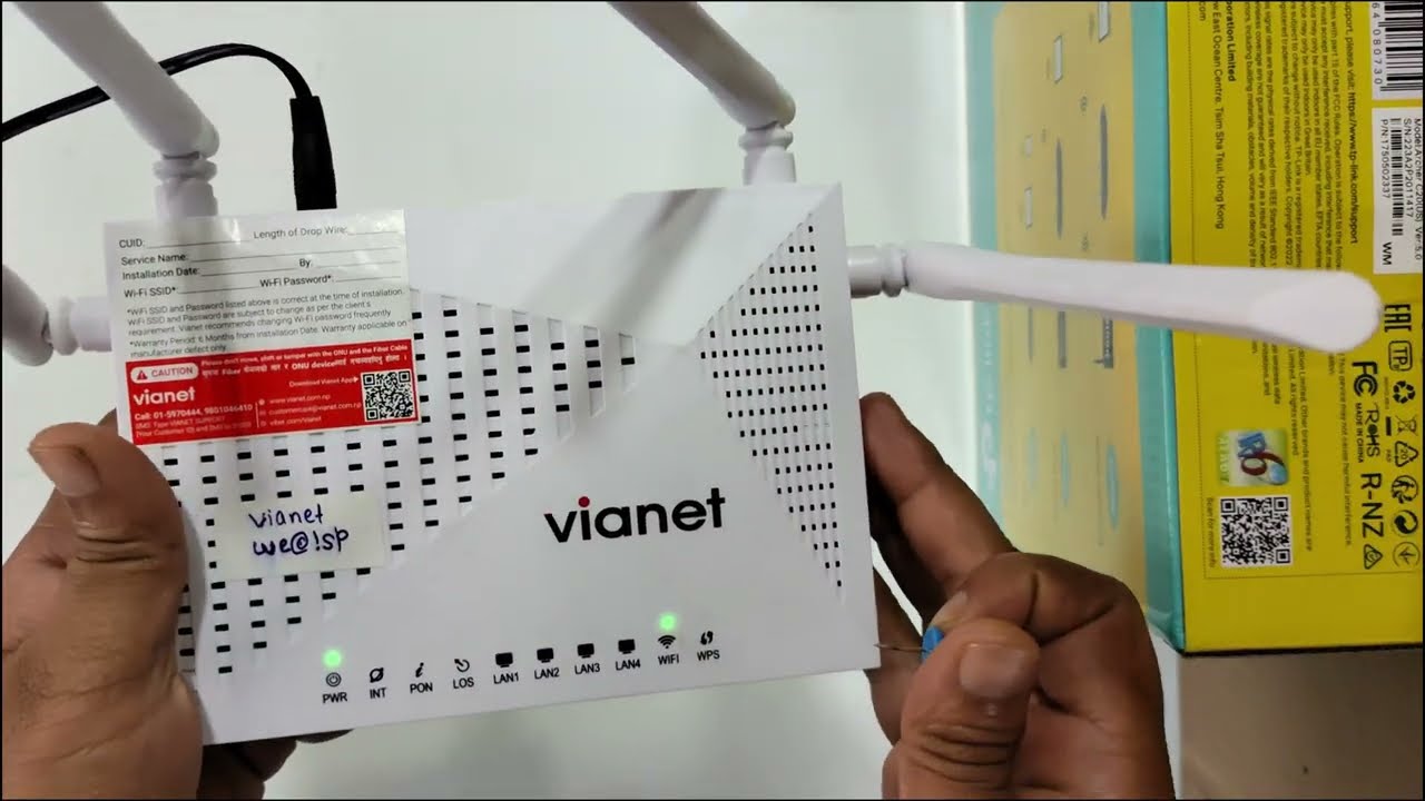 How to Use Vianet C data router as secondary router?