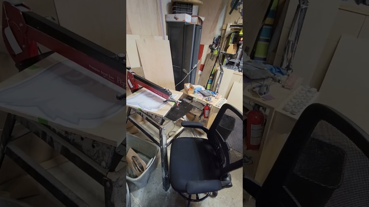 Check out first ever #workshop tour. This is where all the #scrollsawart is made.