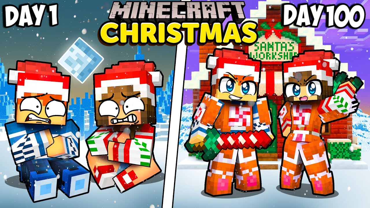I Survived CHRISTMAS in Minecraft!