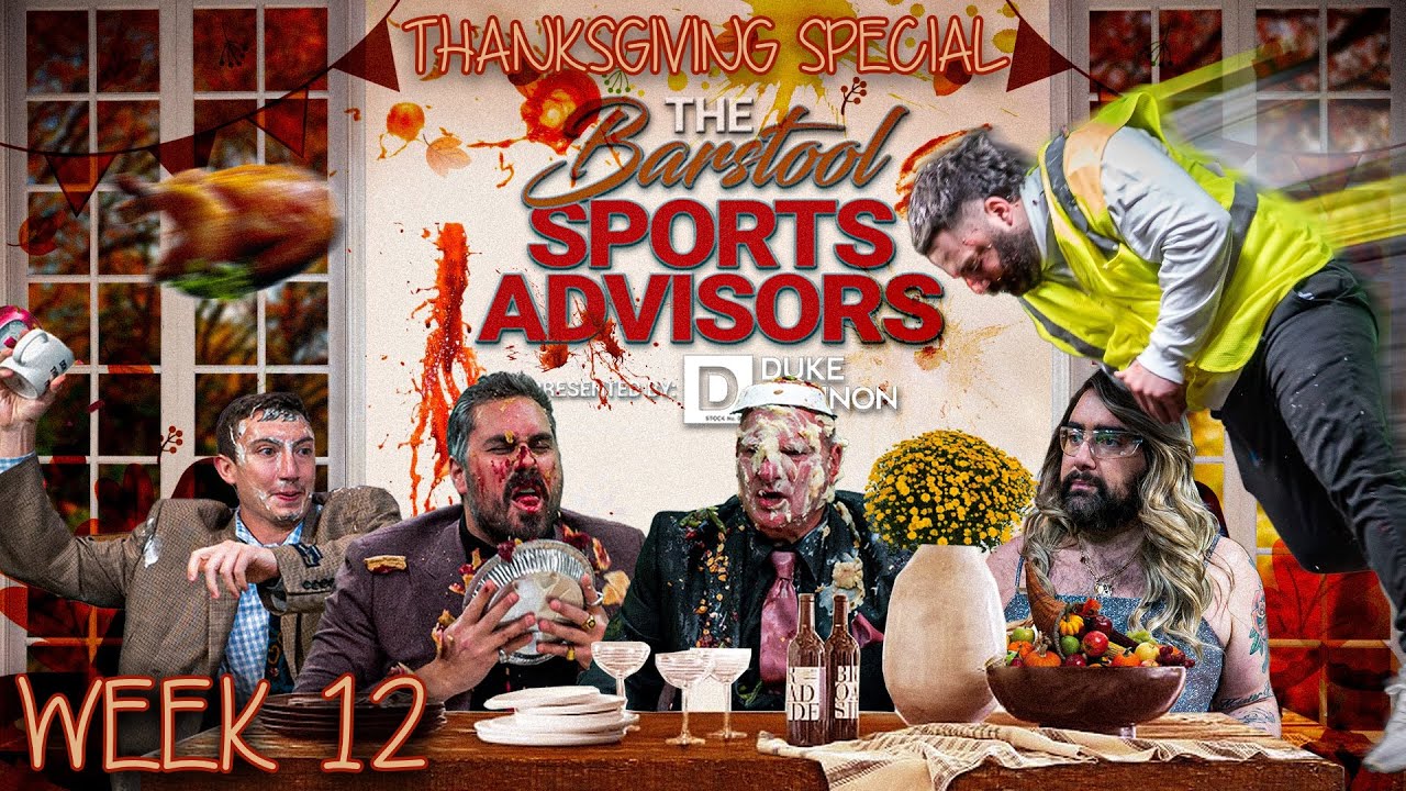 The MOST DESTRUCTIVE Thanksgiving Feast Of All Time - Barstool Sports Advisors Week 12