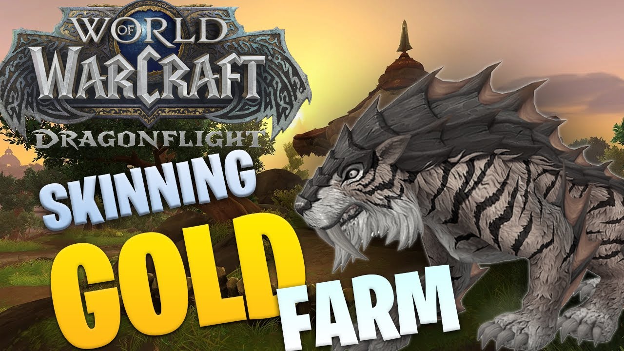 Skinning for GOLD w/ Dragonflight Solo Farm