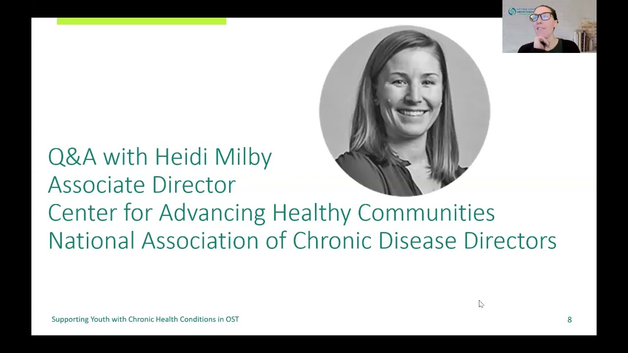 Supporting Youth with Chronic Health Conditions