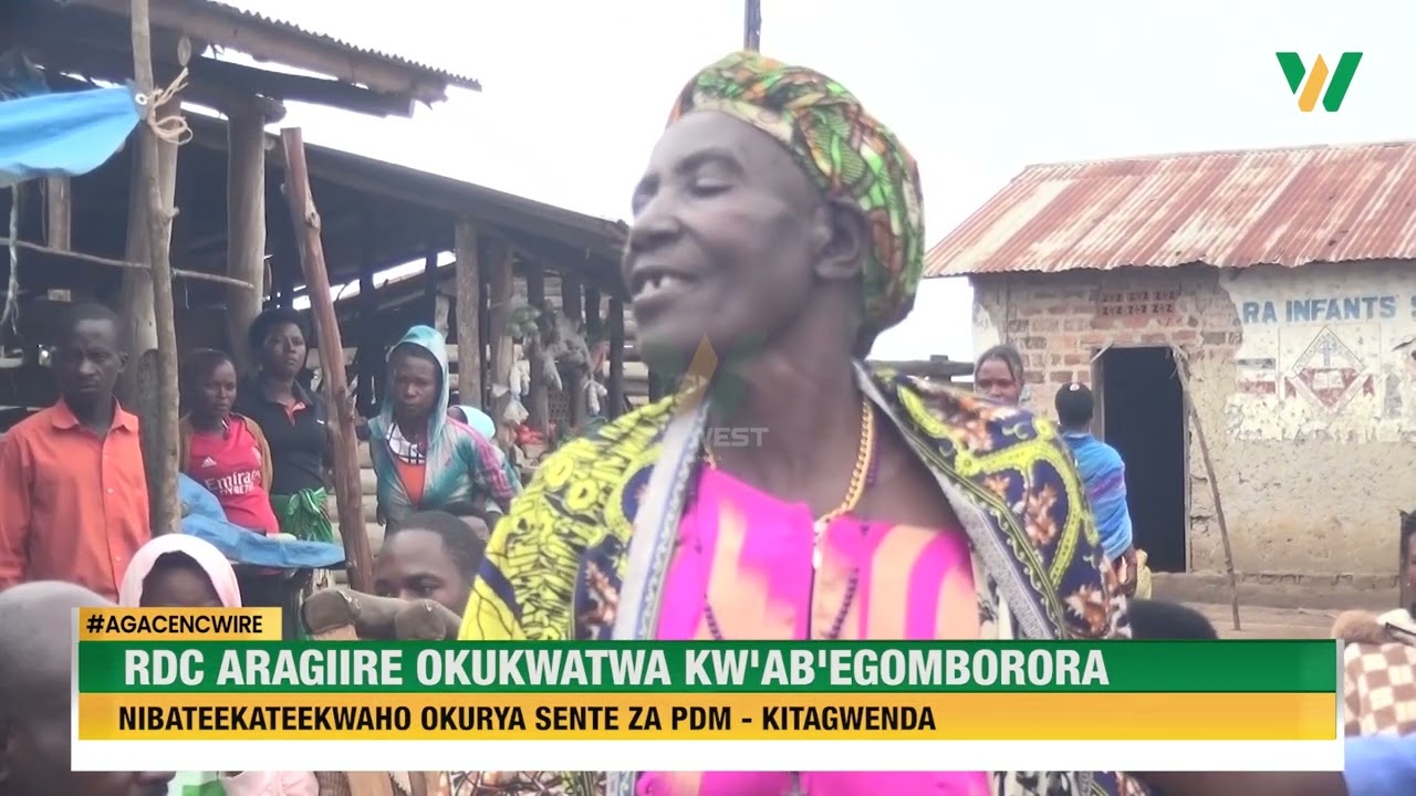 Agacencwire: RDC omuri Kitagwenda aragiire okukwata kw'ab'egomborora ahabw'esente za PDM