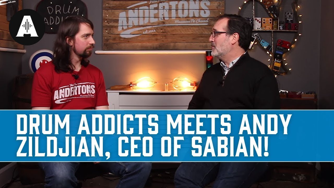 Drum Addicts встречает Энди Зилджиана, президента и генерального директора Sabian Cymbals