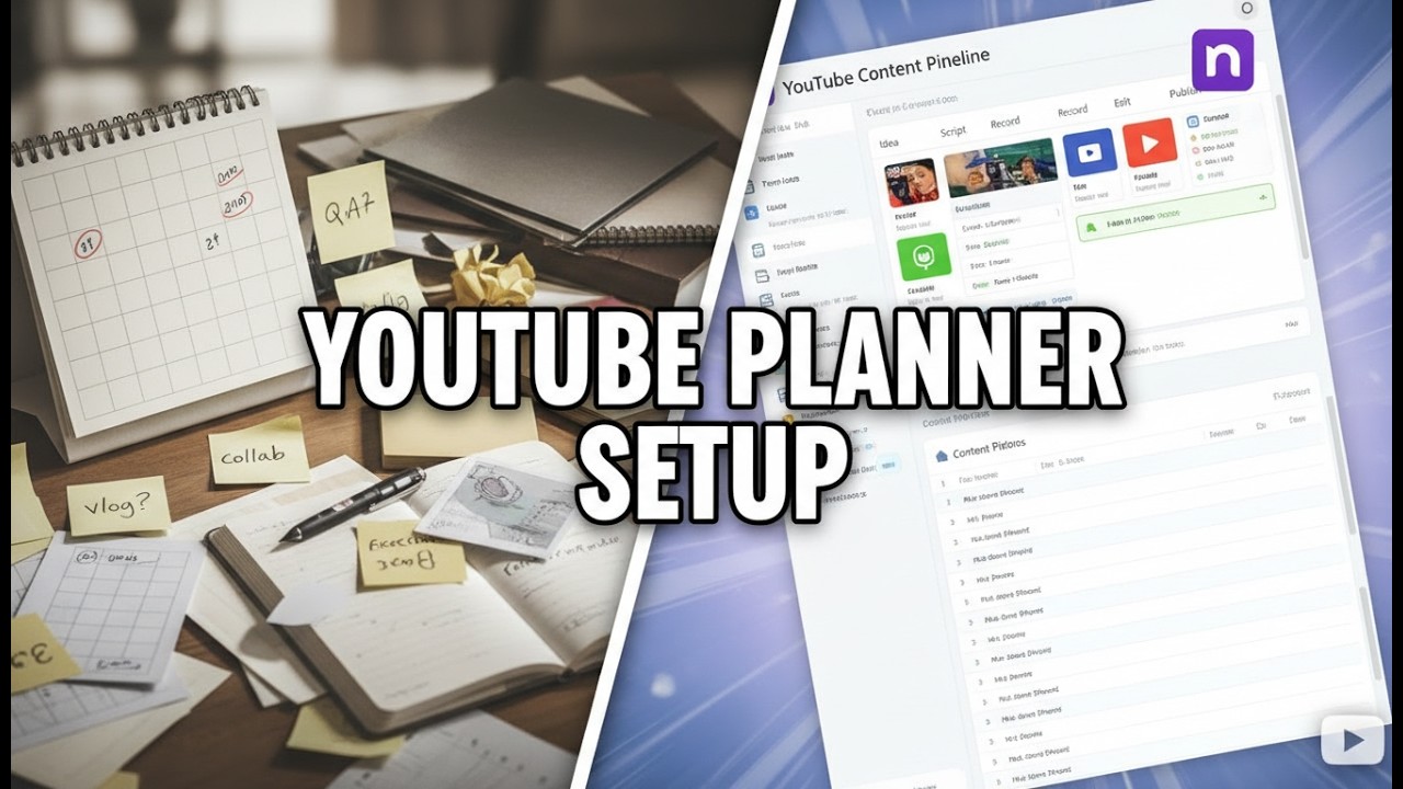 Build YouTube Planner in Notion [Ultimate Guide]