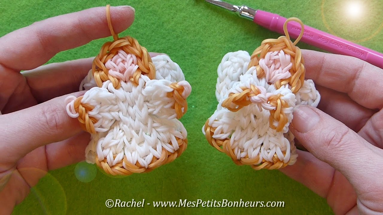 Anges en élastiques Rainbow Loom - Tutoriel par Rachel