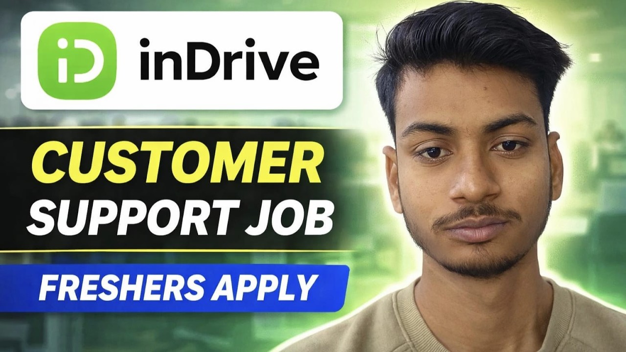 Indrive WFH Job 2026 | Remote Customer Support Job | Work From Home for Freshers | Apply Now