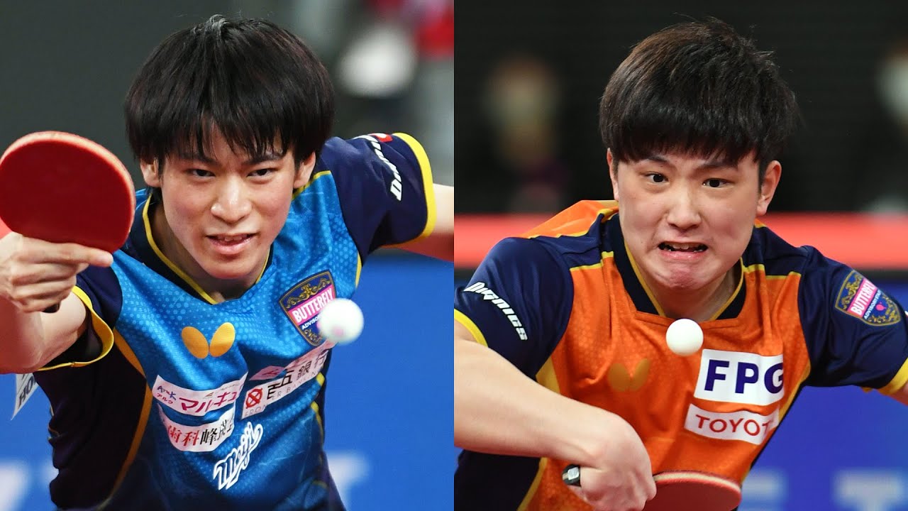 2023年全日本卓球｜男子シングルス決勝｜戸上隼輔 対 張本智和