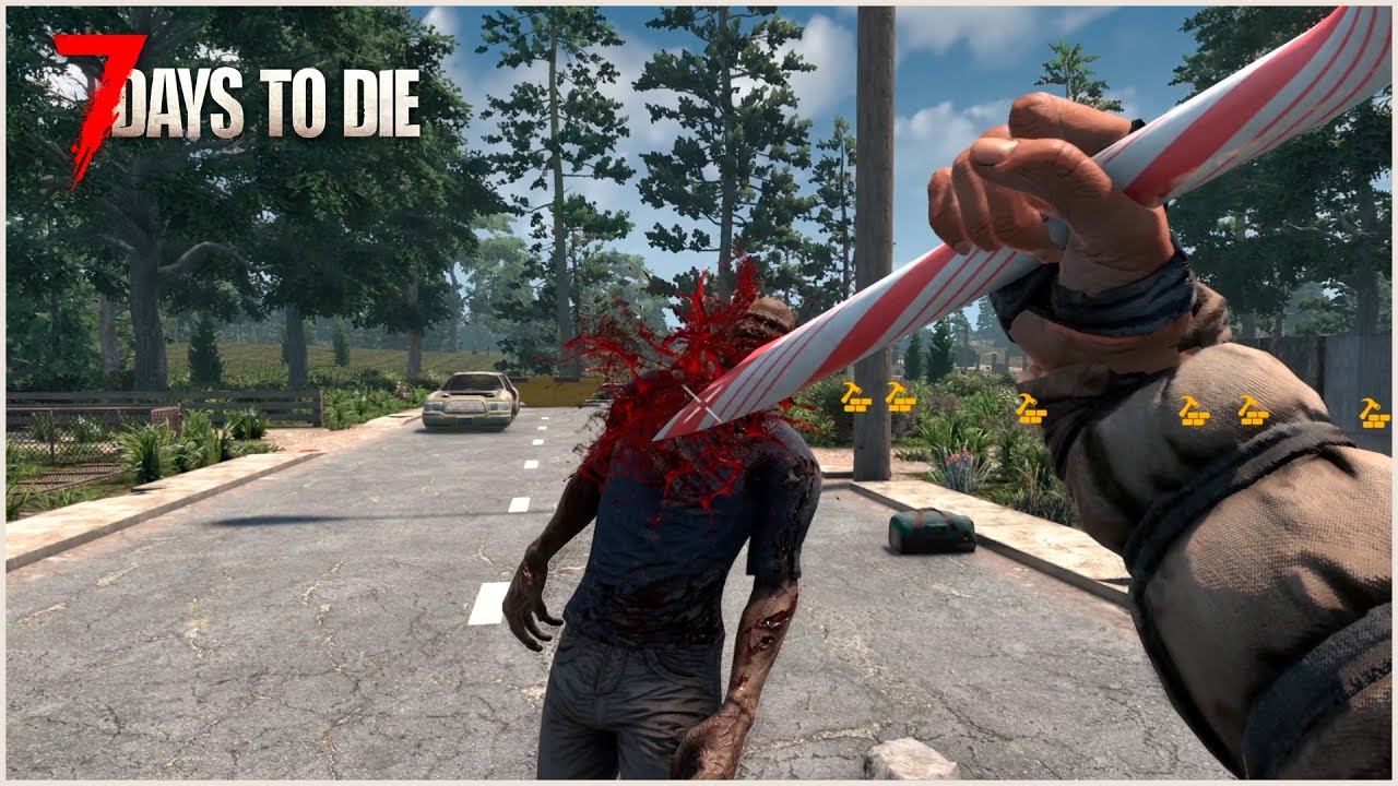 Прохождение 7 Days To Die 2.5 #2 Сладкий ножик !